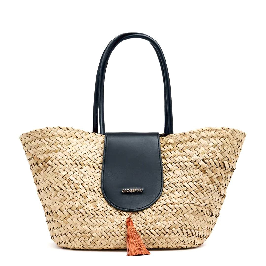 Capazo Gioseppo vegetal con flecos yarmouth