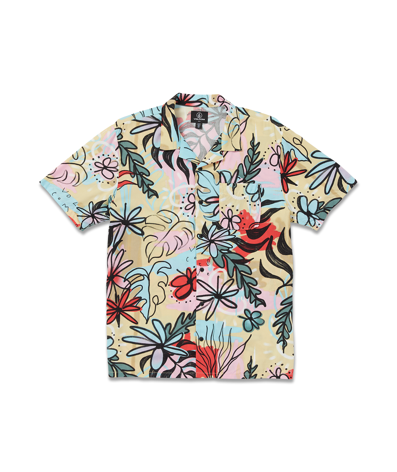 Camisa manga corta Volcom Purestone - Fog