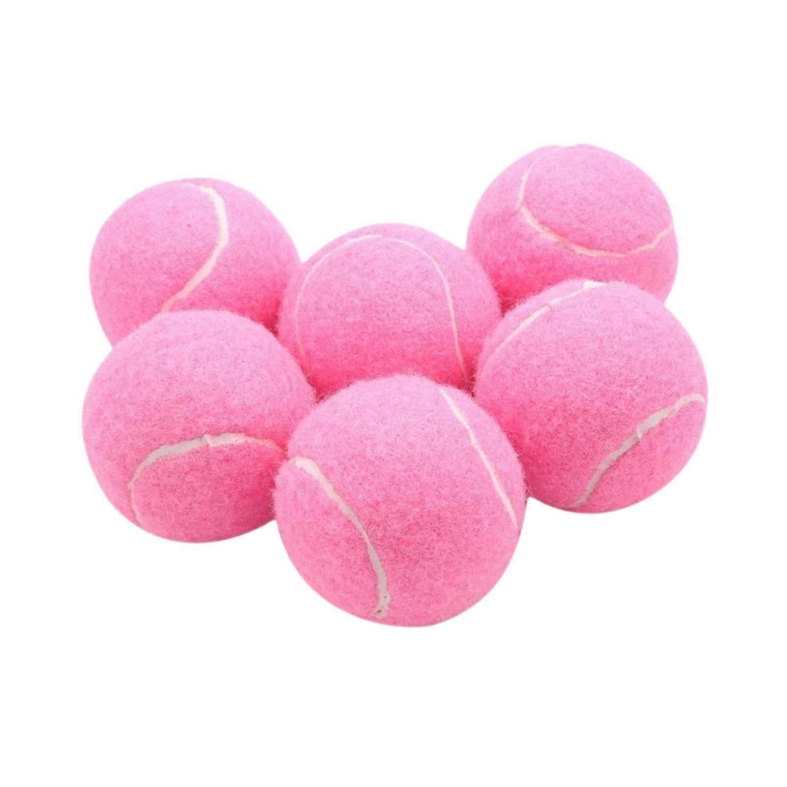 TK 6x Tennis Balls Training Balls Dogs Tennis Balls Professional Elastic Balls Wear Resistant for Sports Beginners Entertainment