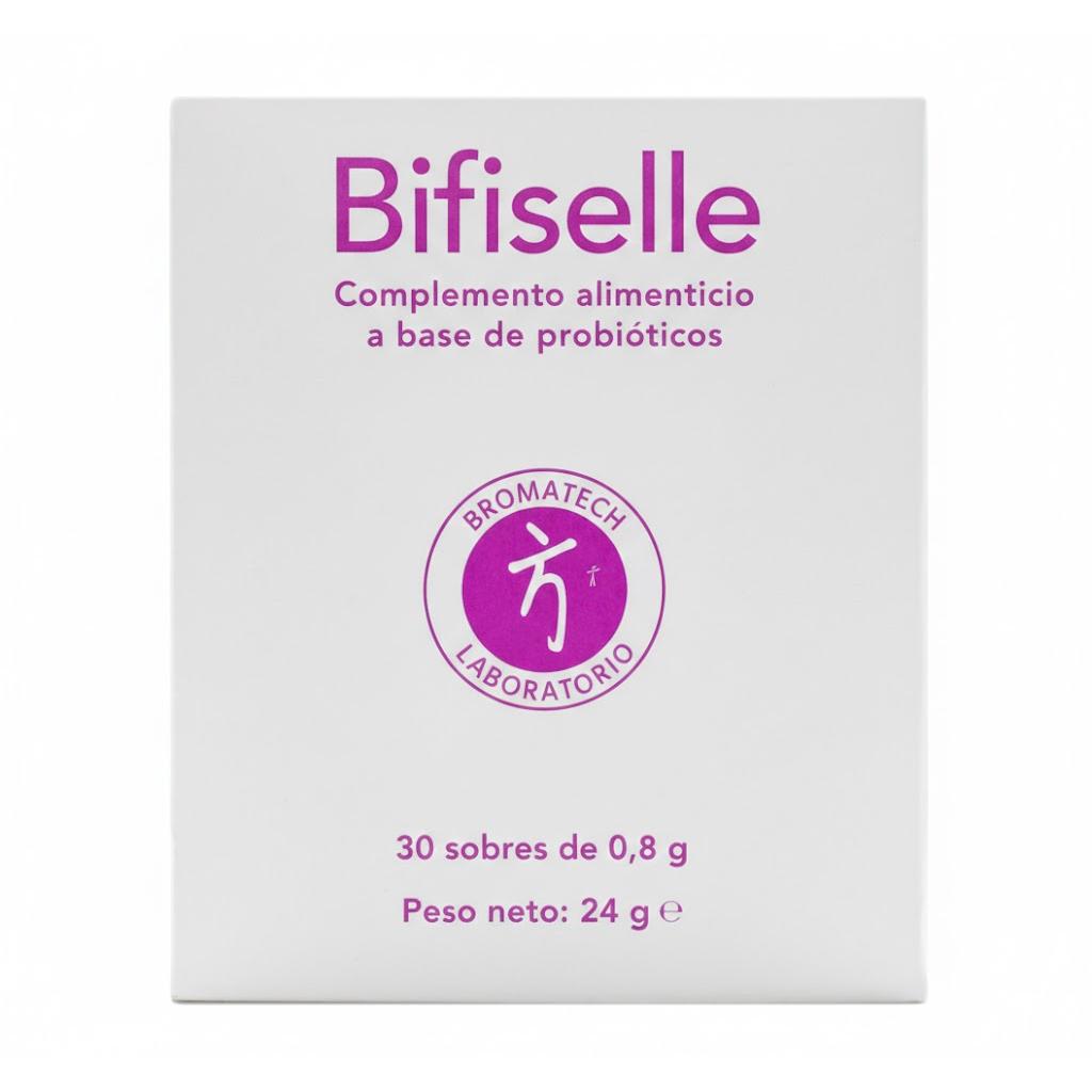 Bromatech Bifiselle 30 Sobres - Probiótico Específico con Mezcla de Bifidobacterias - Equilibrio del Colon, Eliminación de Gases e Hinchazón