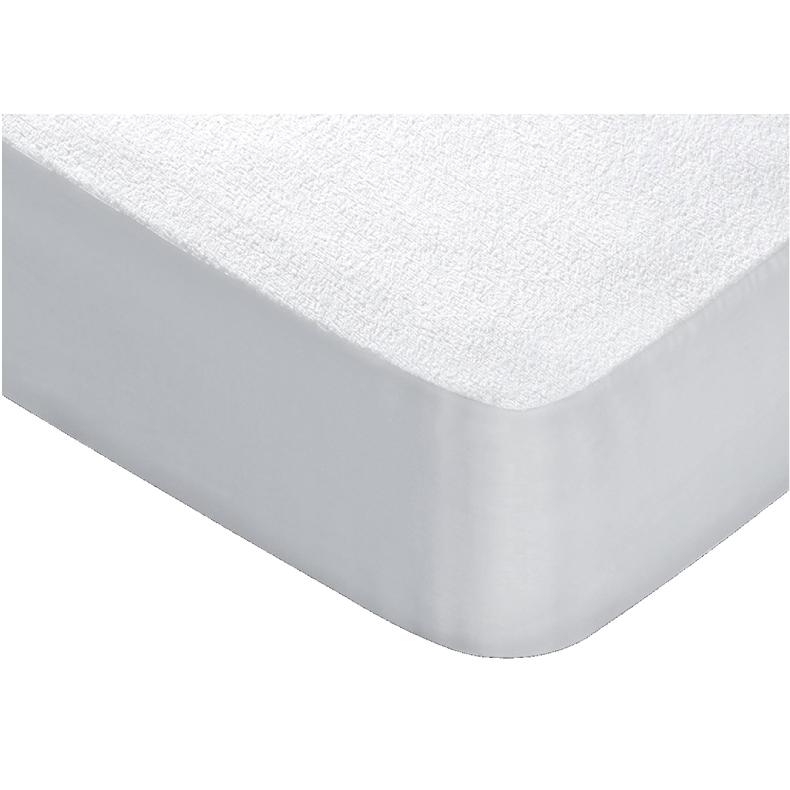 Protector de colchón RIZO 100% ALGODÓN modelo Siena. Transpirable, impermeable y actúa como barrera anti-ácaros. Fabricado en España. Disponible en diferentes medidas.