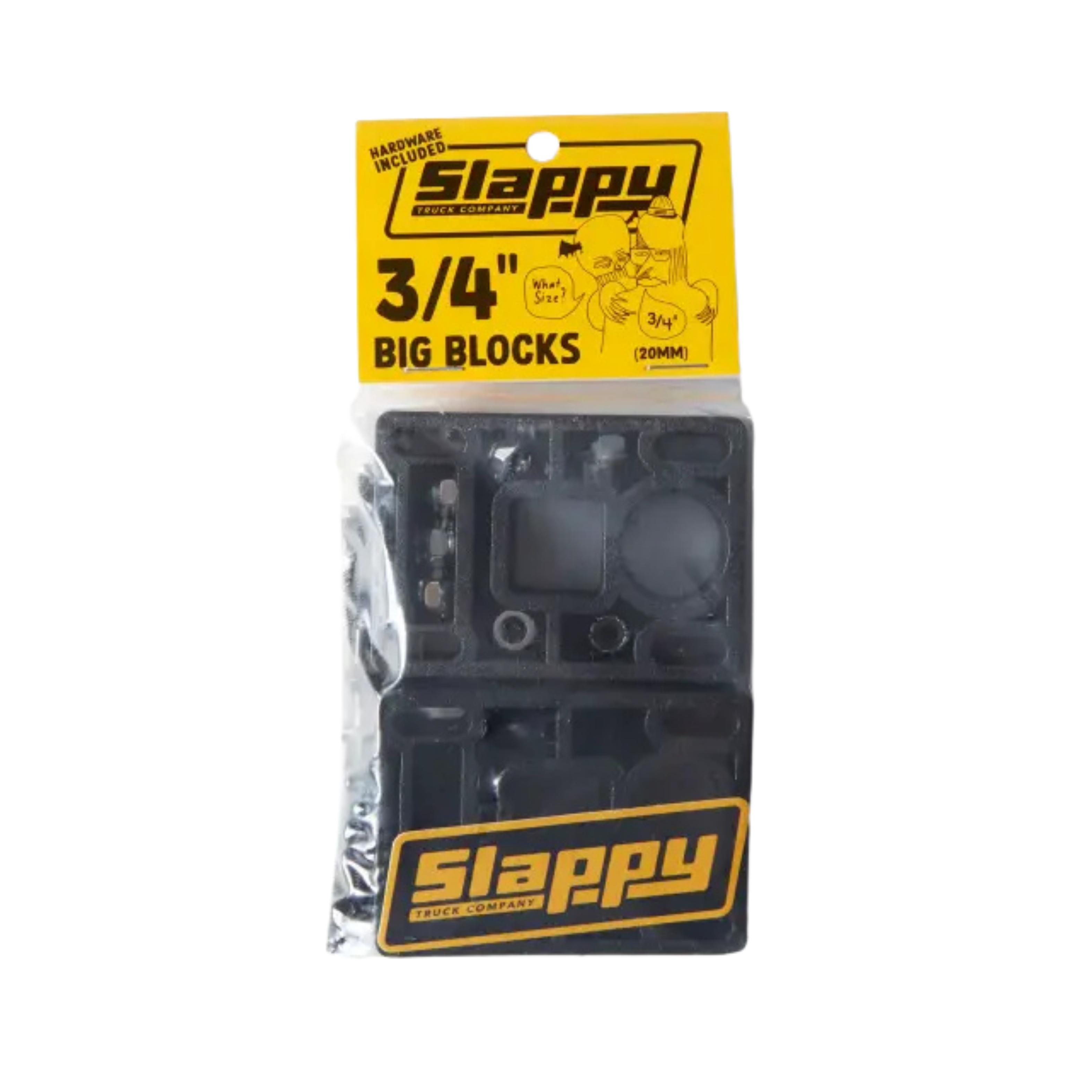 Alzas Skate Slappy Big Blocks con tornillos  -3/4" (Pack 2)