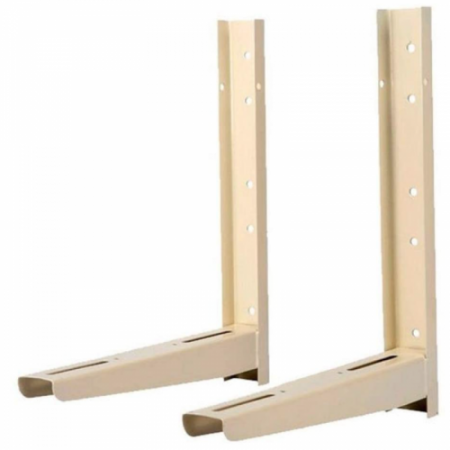 Soporte Unidad Exterior 500x500mm | Espesor 2mm Extrafuerte | Escuadra para Aerotermia y Aire Acondicionado | Carga Pesada