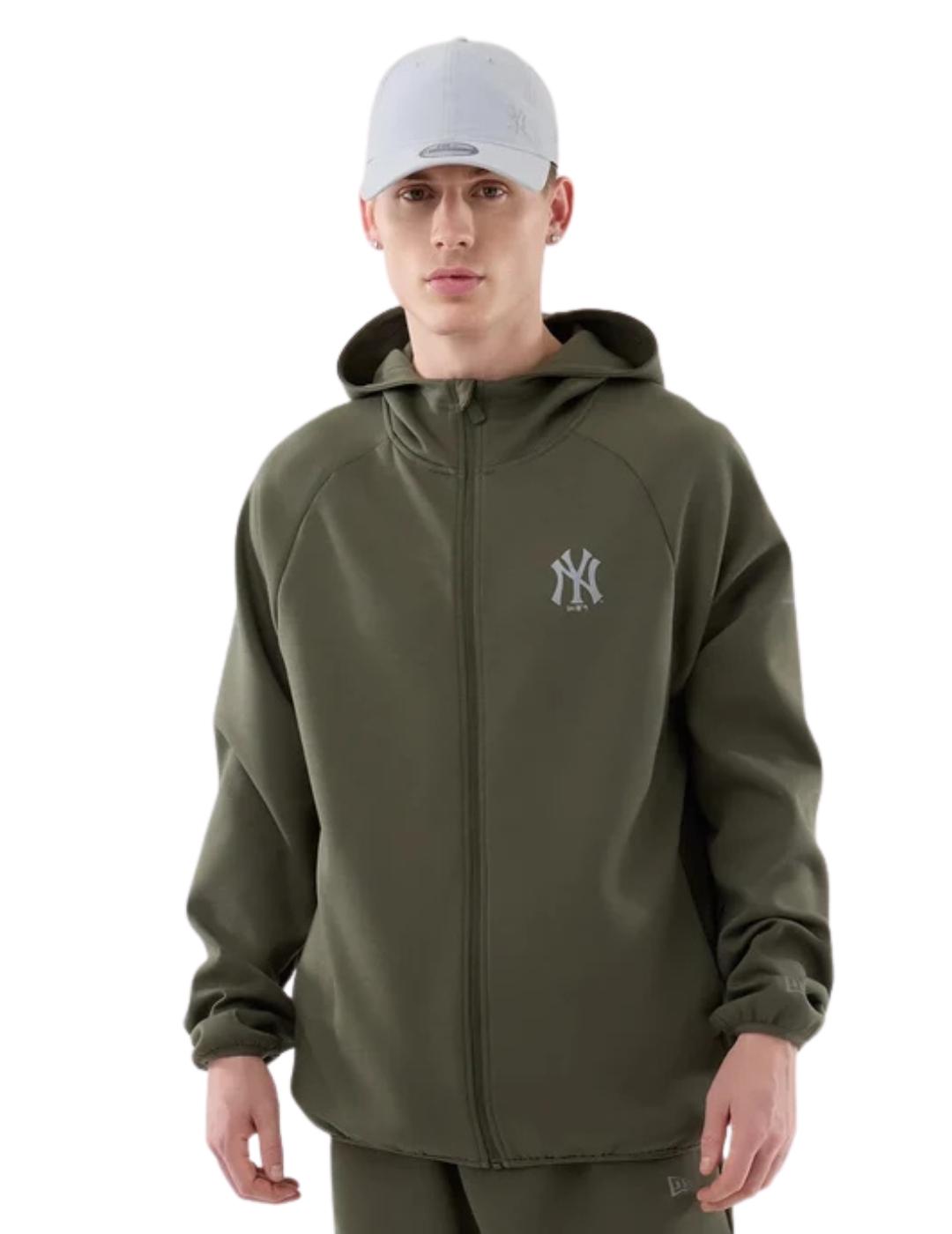 New Era Core - Kaki - Sudadera Cremallera Hombre