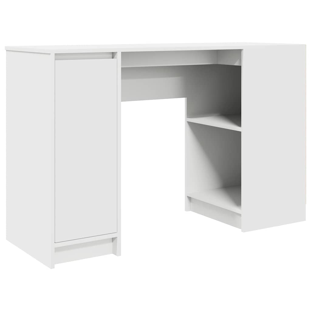 vidaXL Escritorio blanco 120x42x76 cm madera de ingeniería