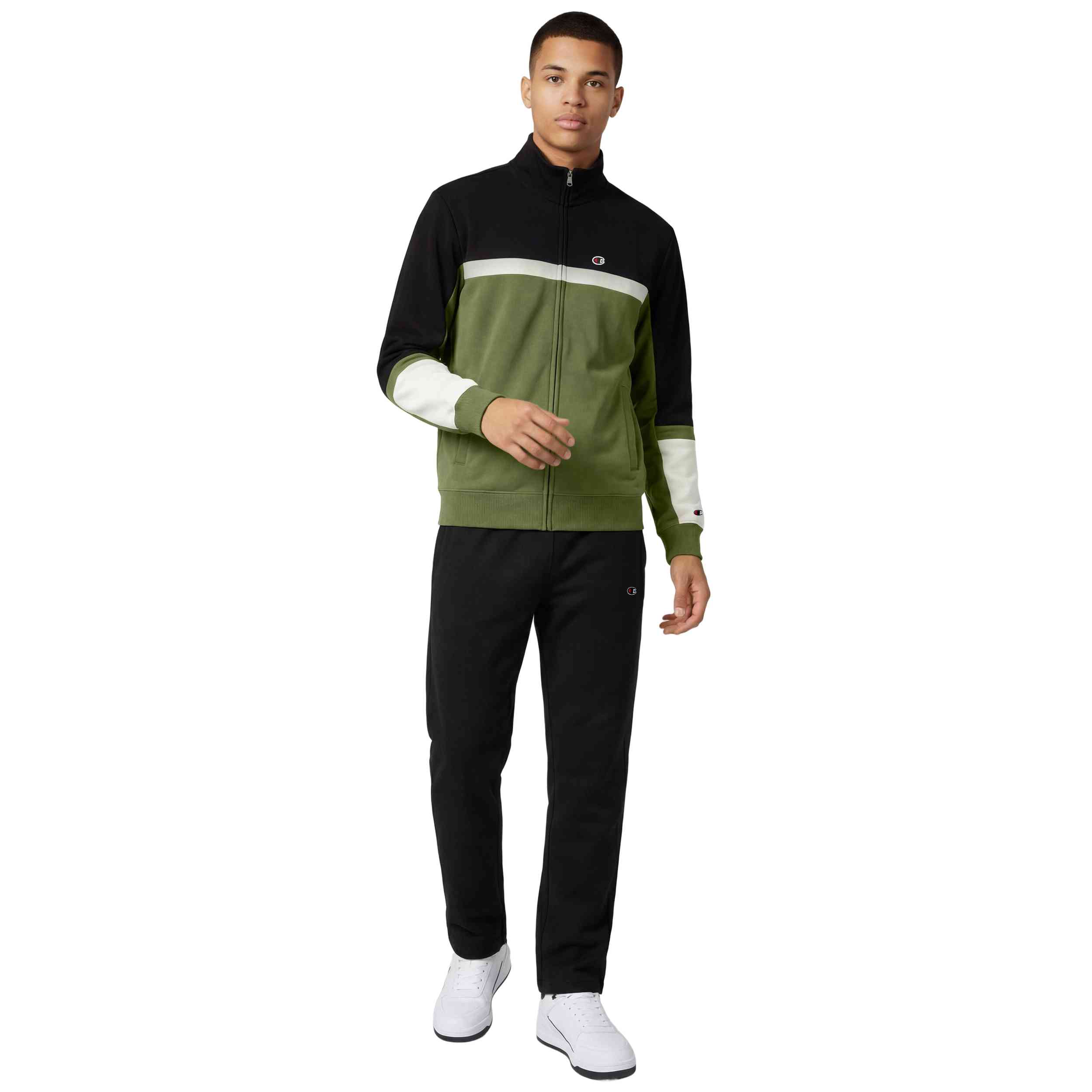 Chandal Completo Champion modelo Full Zip Sweatshirt para hombre y mujer en color Verde