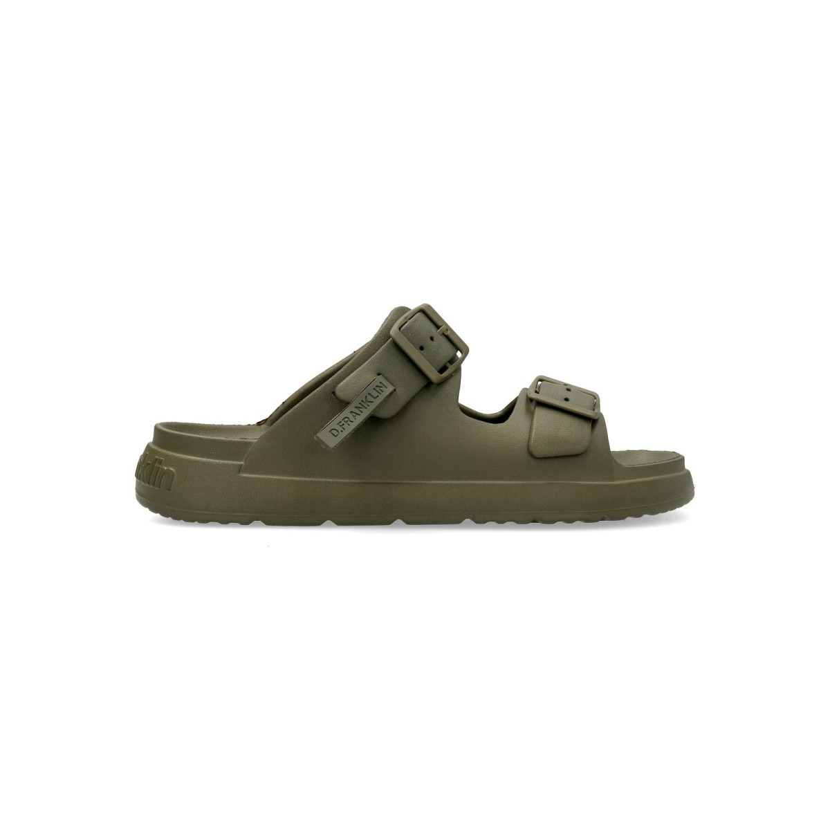 D. Franklin - Sandalias Vibe Foam 2 Buckles para hombre ligeras de EVA de una sola pieza con amortiguación duradera y ajuste con hebillas