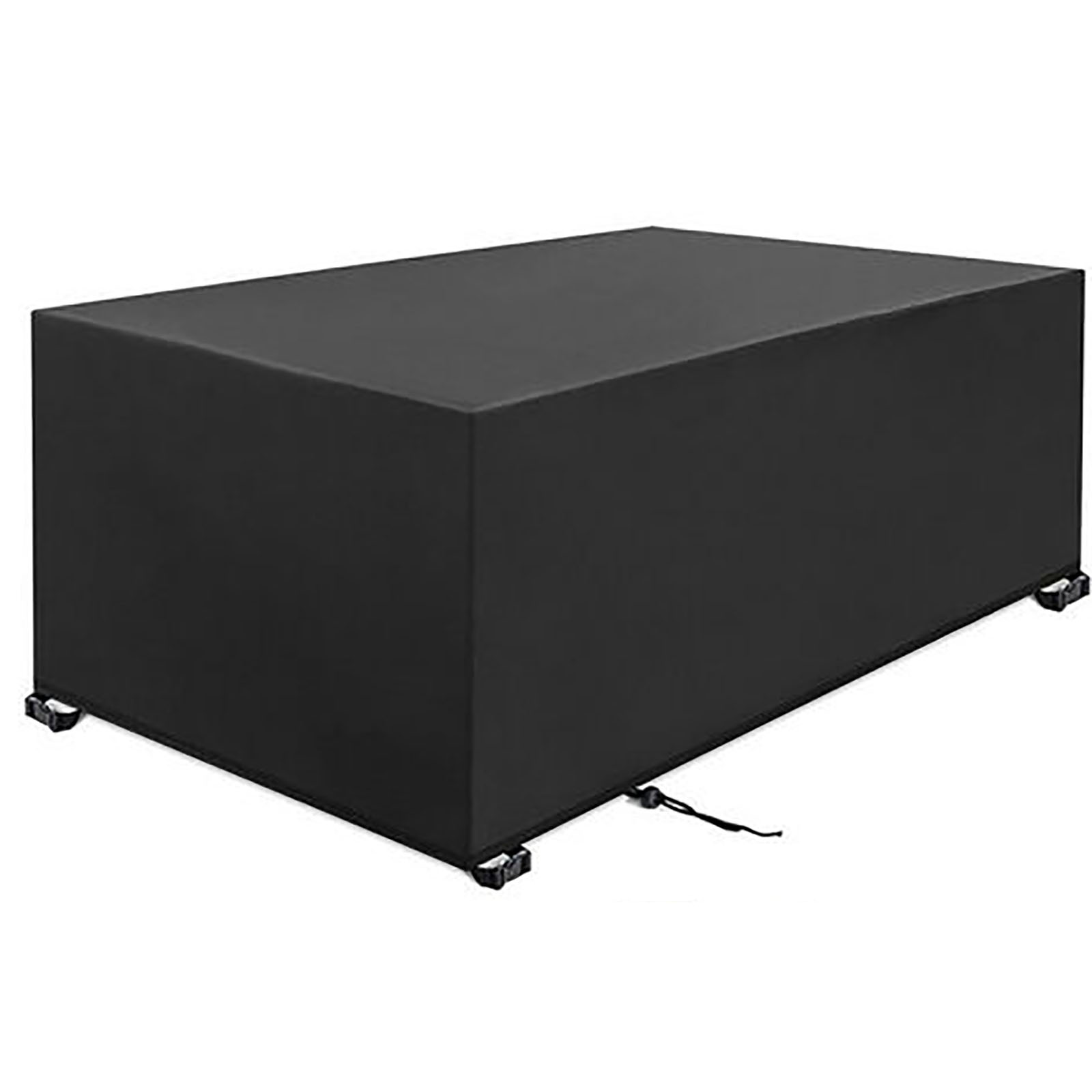 Funda Mesa Jardín PVC Negro 180x120x74cm