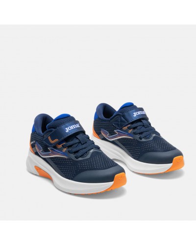 Zapatillas Deportivas Joma Hispalis Jr para Niño - Ideal para Escuela y Entrenamiento, Cierre de Velcro, Tallas hasta 38