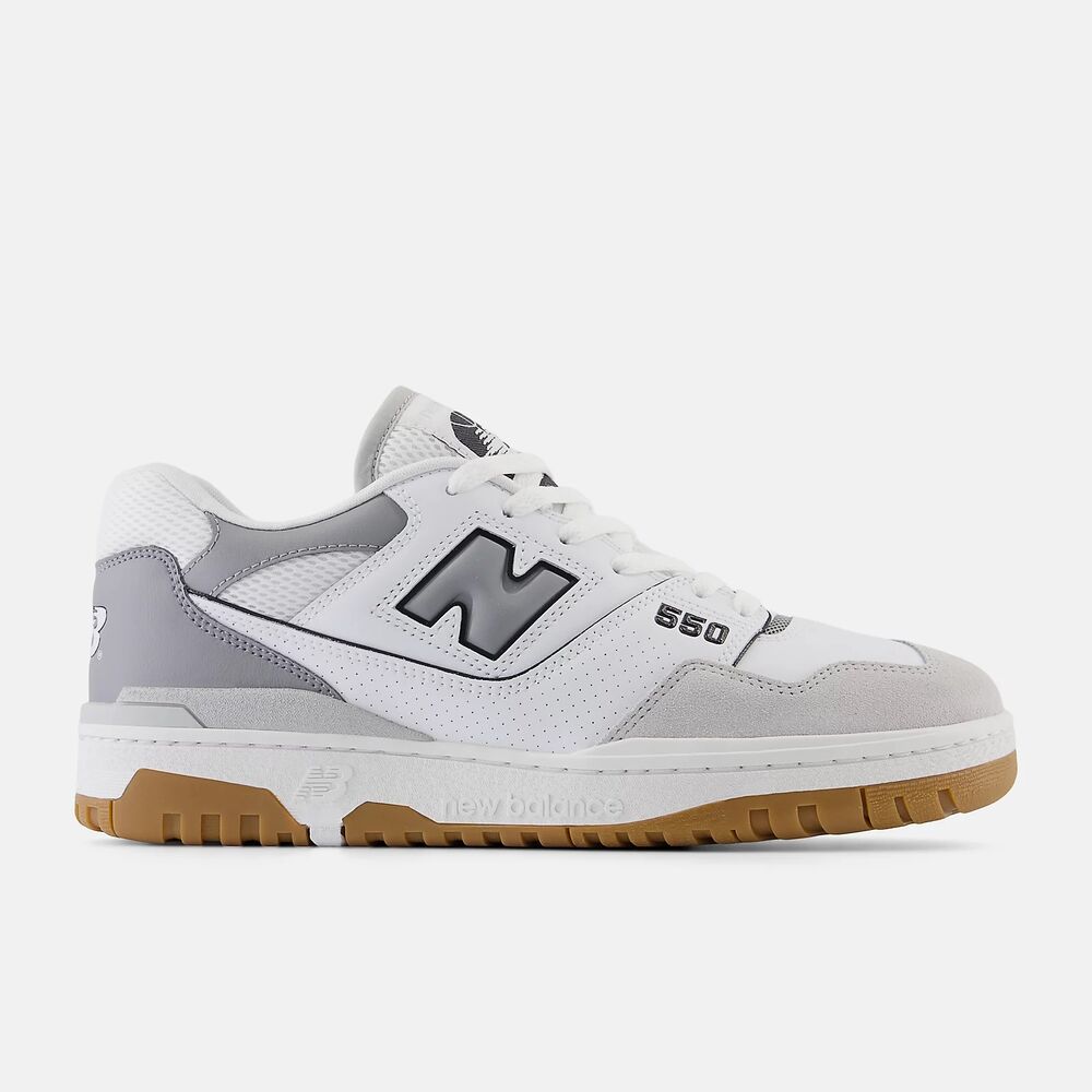 Zapatillas New Balance 550 Blanco-Gris