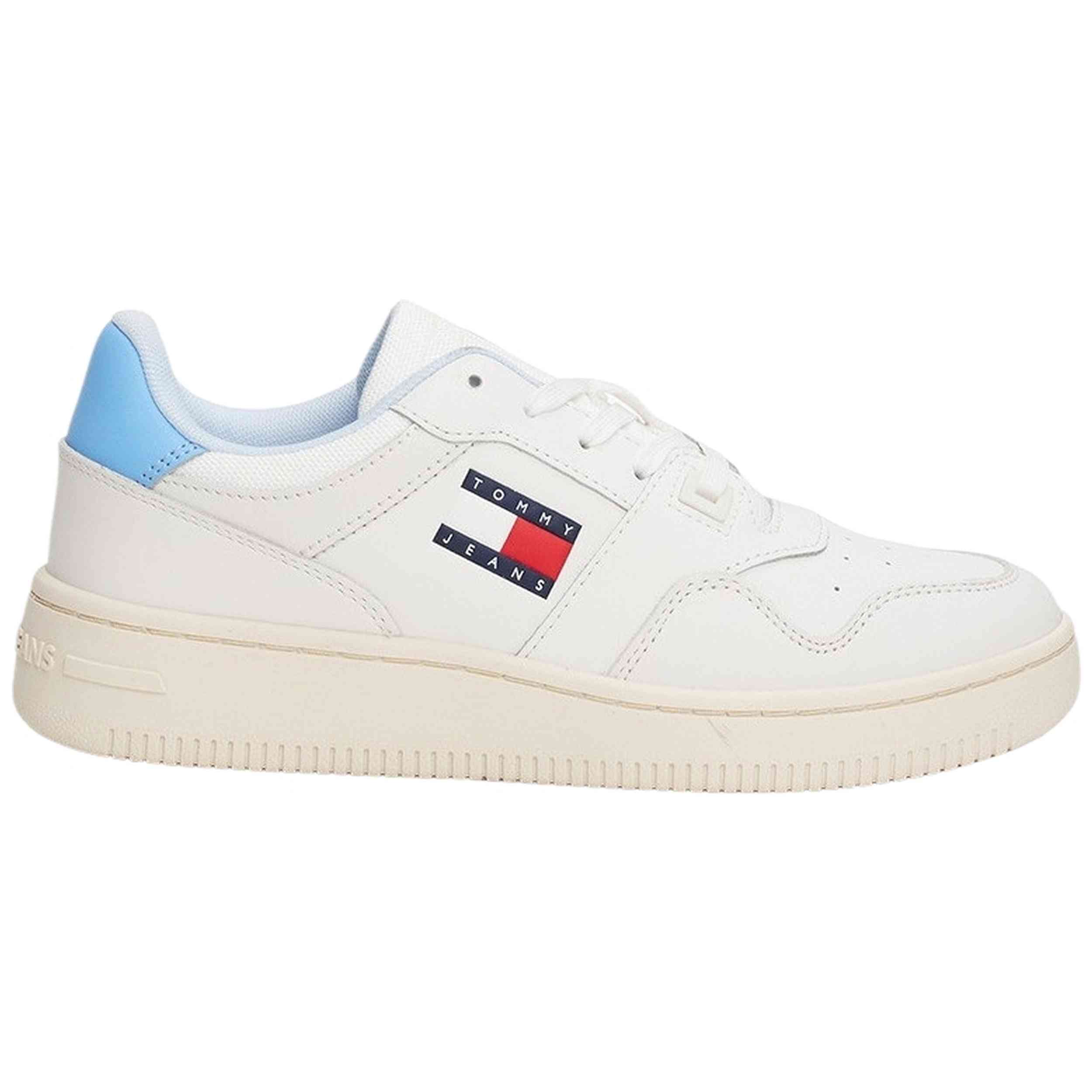 Zapatillas Tommy Hilfiger modelo Retro Basket Essential para Mujer en color Blanco