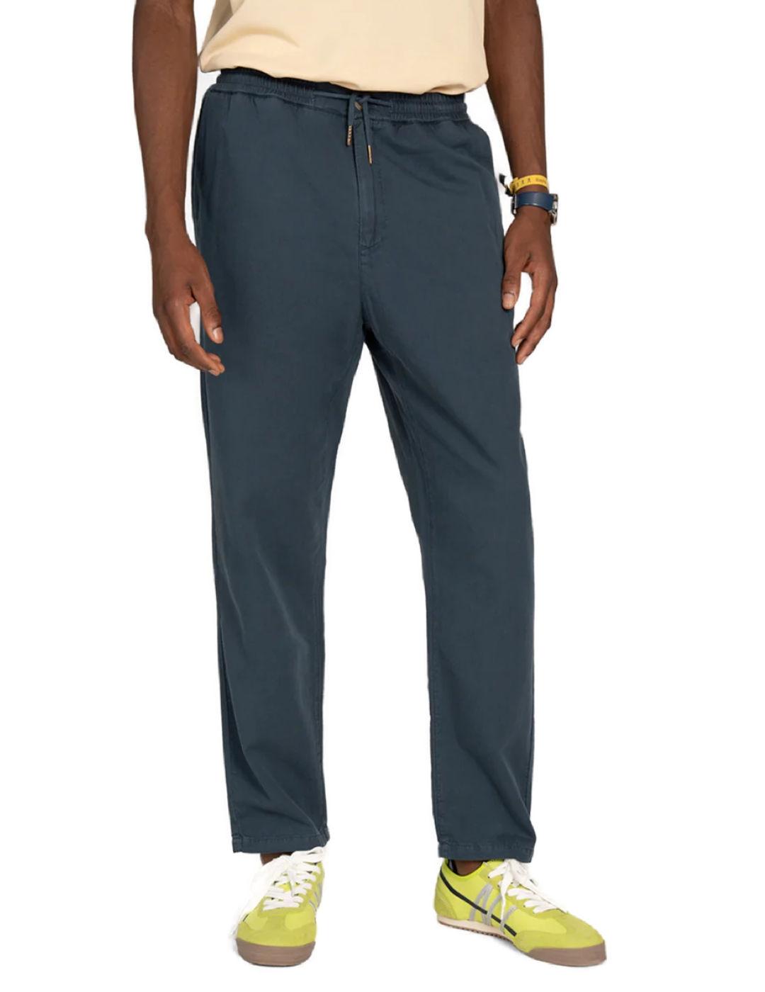 Pantalón Harper & Neyer lino azul marino para hombre