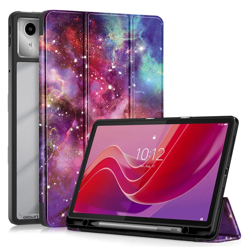 Om Home Funda Para Tableta Lenovo Tab M11 Con Soporte Para Lápiz Material Acrílico TPU Cubierta Trasera Protectora Antichoque Resistente Al Desplome Y Polvo Para XiaoxinPad 2024 11 Pulgadas