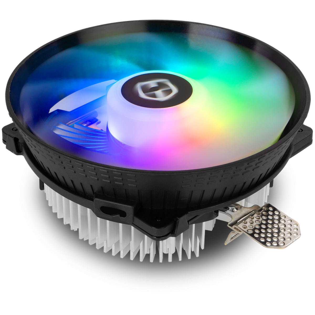 NOX HUMMER H-123 PRO - Ventilador de 120 mm, Compatible con AMD e Intel,Iluminación LED RGB Rainbow, Control inteligente PWM