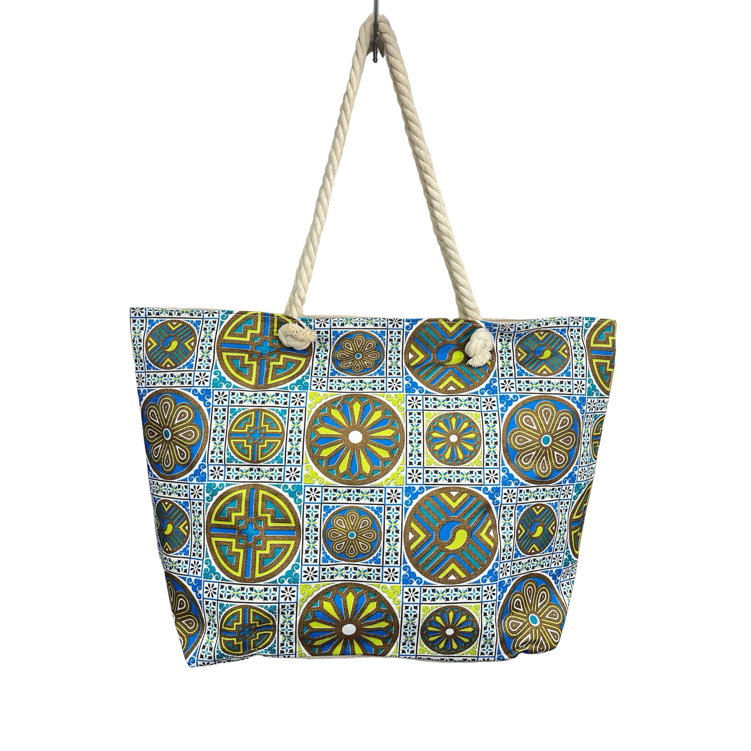 Bolso de Playa y Piscina MEJORADA Estilo Mandalas 6 Patrones 2024