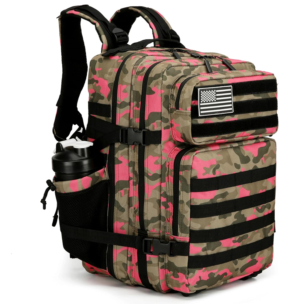 TK Mochila táctica Molle de 45L 3P, bolsa de senderismo para exteriores, impermeable, para escalada, Camping y senderismo