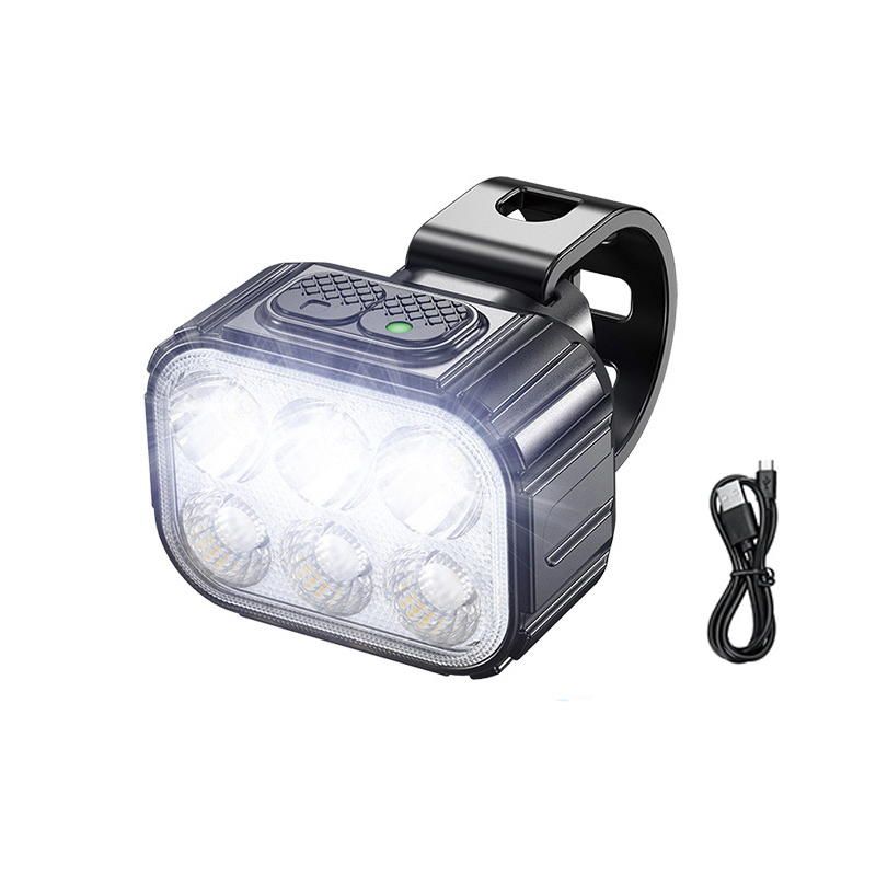 TK Luz LED Para Bicicleta Recargable Por USB Faro Frontal De Montaña Impermeable Seguridad Advertencia Para Ciclismo Al Aire Libre Piezas De Bicicleta