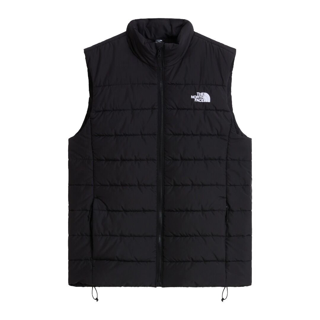 Chaleco Negro The North Face Aconcagua Black con Paneles Acolchados