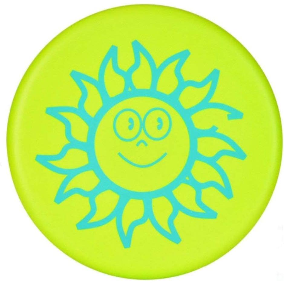 Disco de Lanzamiento Suave Frisbee with Patrón de Diseños animados GruesosJuguetes Deportivo para Padres and Hijos al Aire Libre Gift para niños (aleatorio)