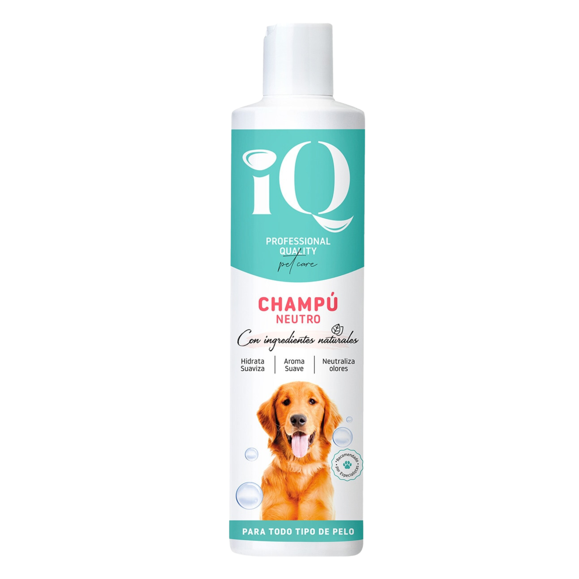 IQ – Champú neutro IQ para perros y gatos 300 ml.