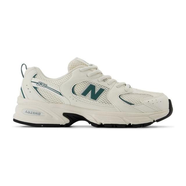 New Balance GR530CH Junior Blanca con tecnología ABZORB