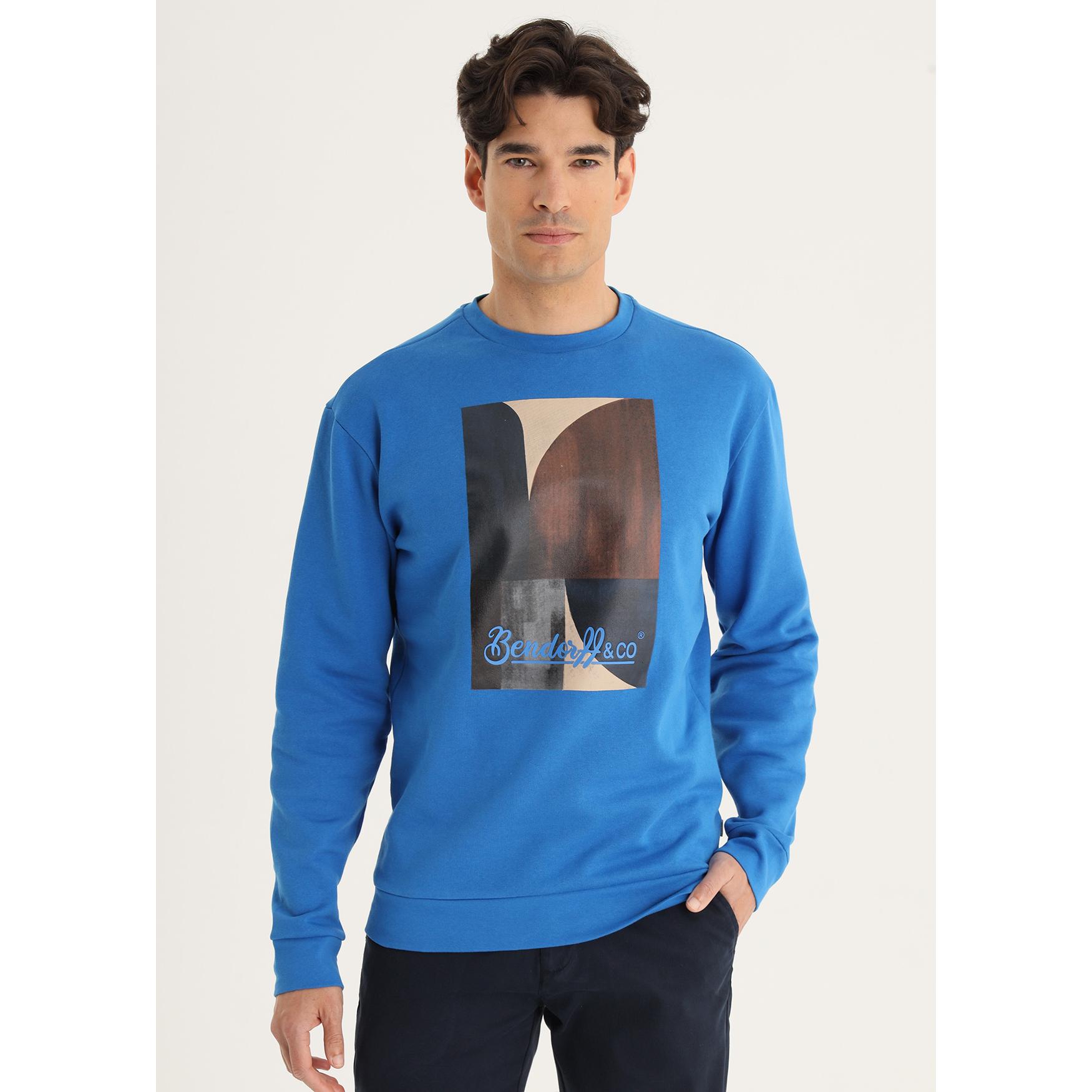 BENDORFF - Sudadera Terry Grafica Abstract  - Sudadera Cuello Caja