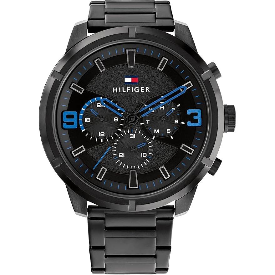Tommy Hilfiger Reloj hombre 1792070, con calendario, Diámetro: 50MM