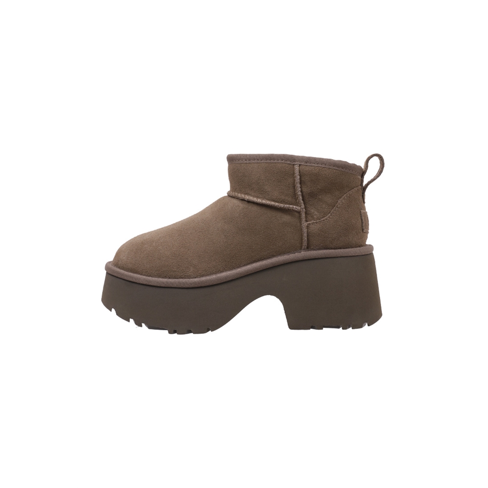 UGG Classic Ultra Mini New Heights  Botines De Tacón Mujer Taupe