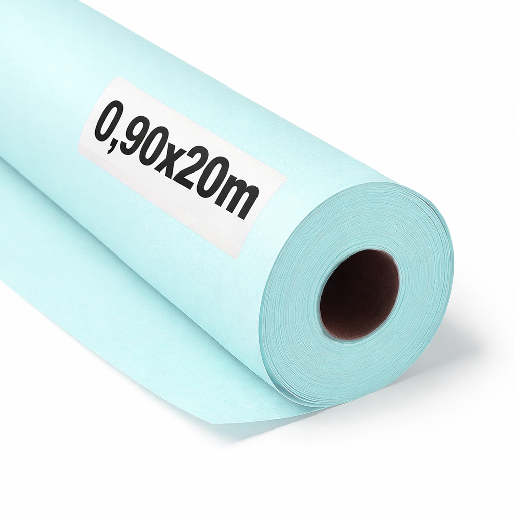 OFITURIA Papel Kraft Blanco - Rollo 0,90x20m - Papel de Embalaje y Regalo - Manualidades y Patrones de Costura - Resistente y Fácil de Cortar
