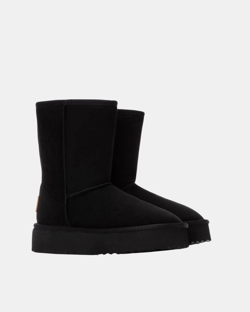 XTI 144339 Botas Altas Australianas Mujer Negro