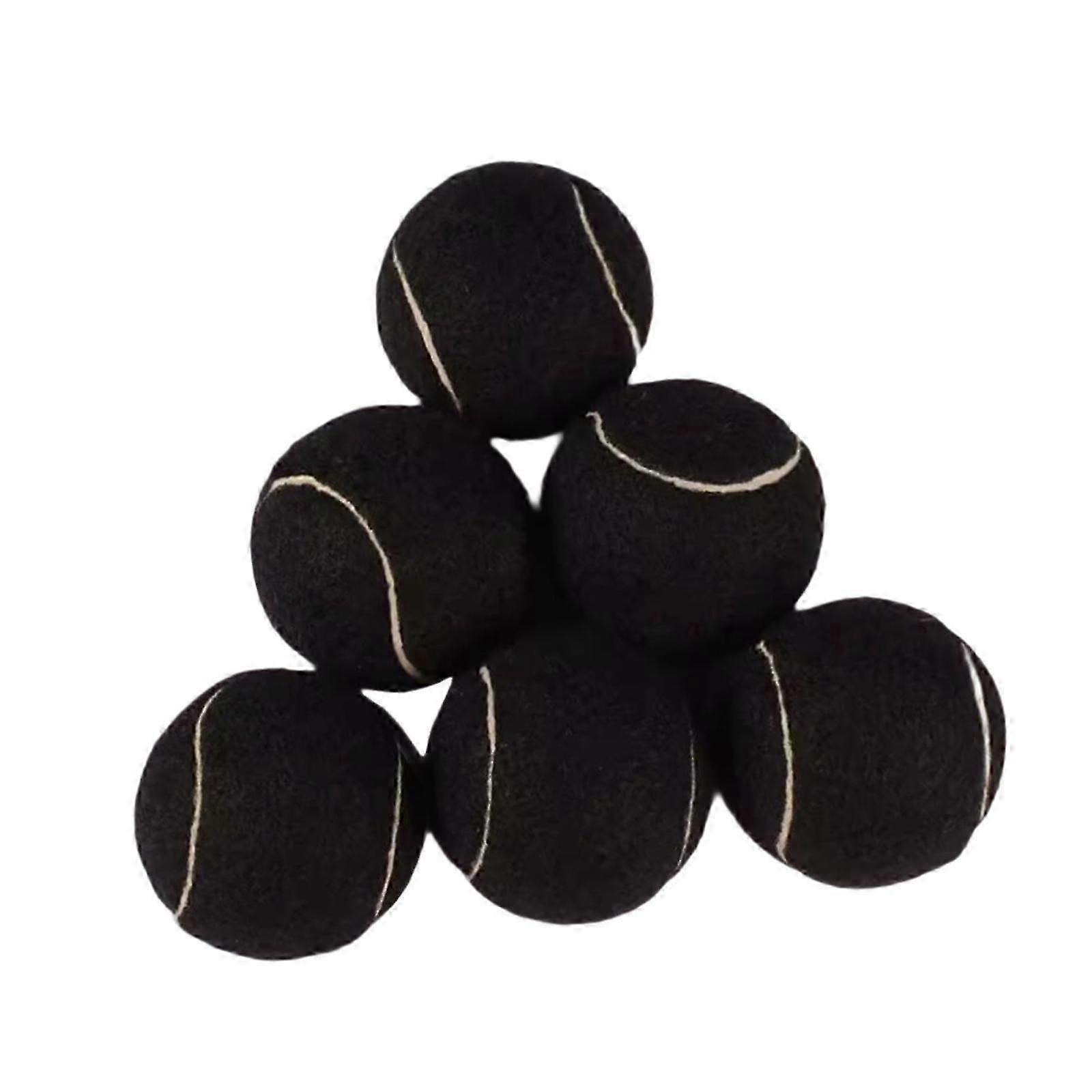 TK 6x Tennis Balls Training Balls Dogs Tennis Balls Professional Elastic Balls Wear Resistant for Sports Beginners Entertainment