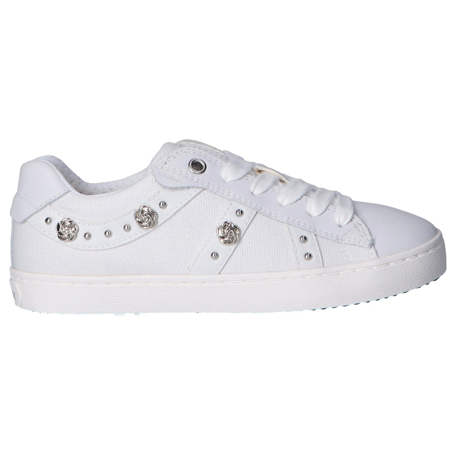 Geox j02d5a 01085 j kilwi c1000 white girls' sneakers