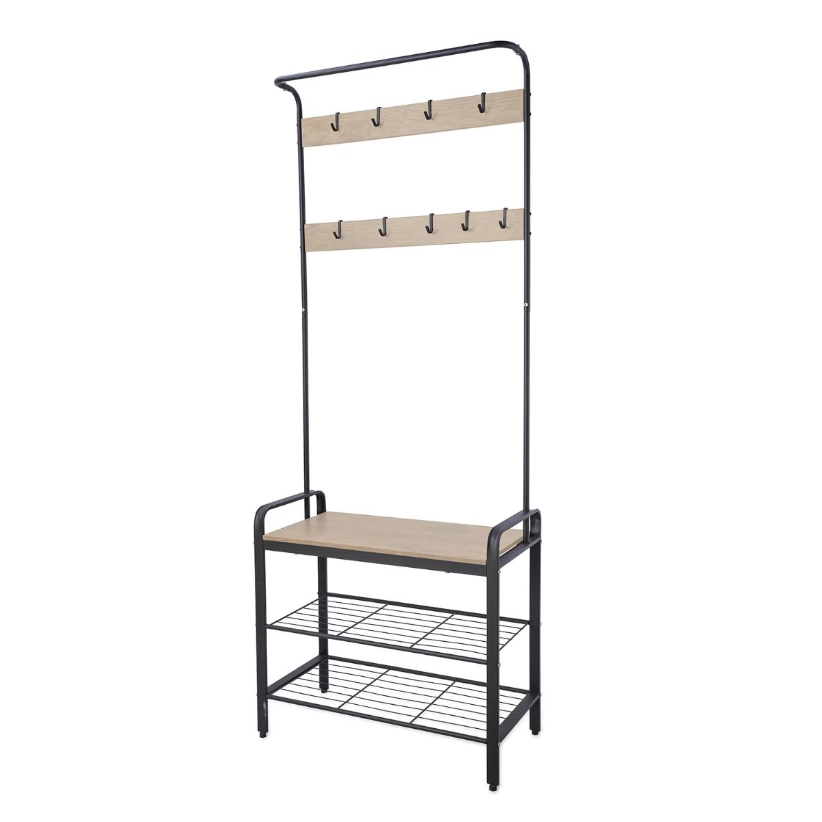VINTHERA MOA Perchero Zapat C/bal Ace Mdf Moa Vint 72x34x183CM Madera  Fácil montaje