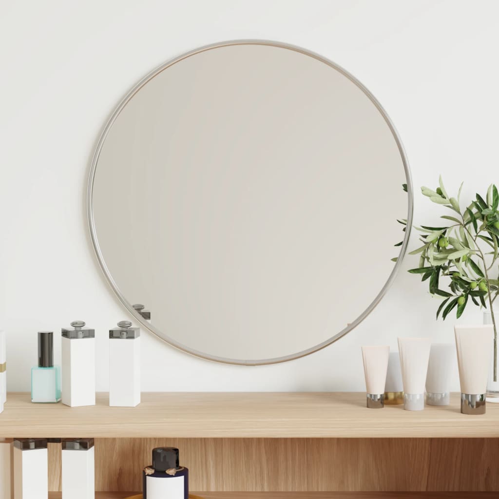 vidaXL Espejo de Pared Redondo Dorado Ø 40 cm Decoración Dormitorio Tocador Color Dorado, Negro, Plateado y mas