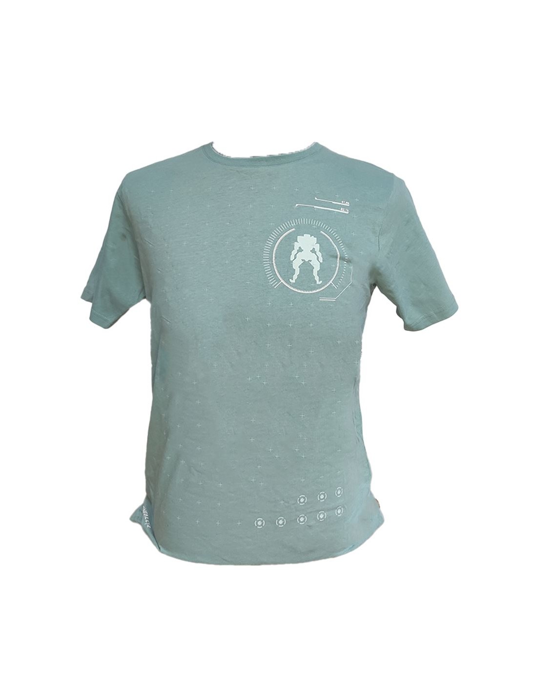 Camiseta Turquesa Titanfall 2 T-M