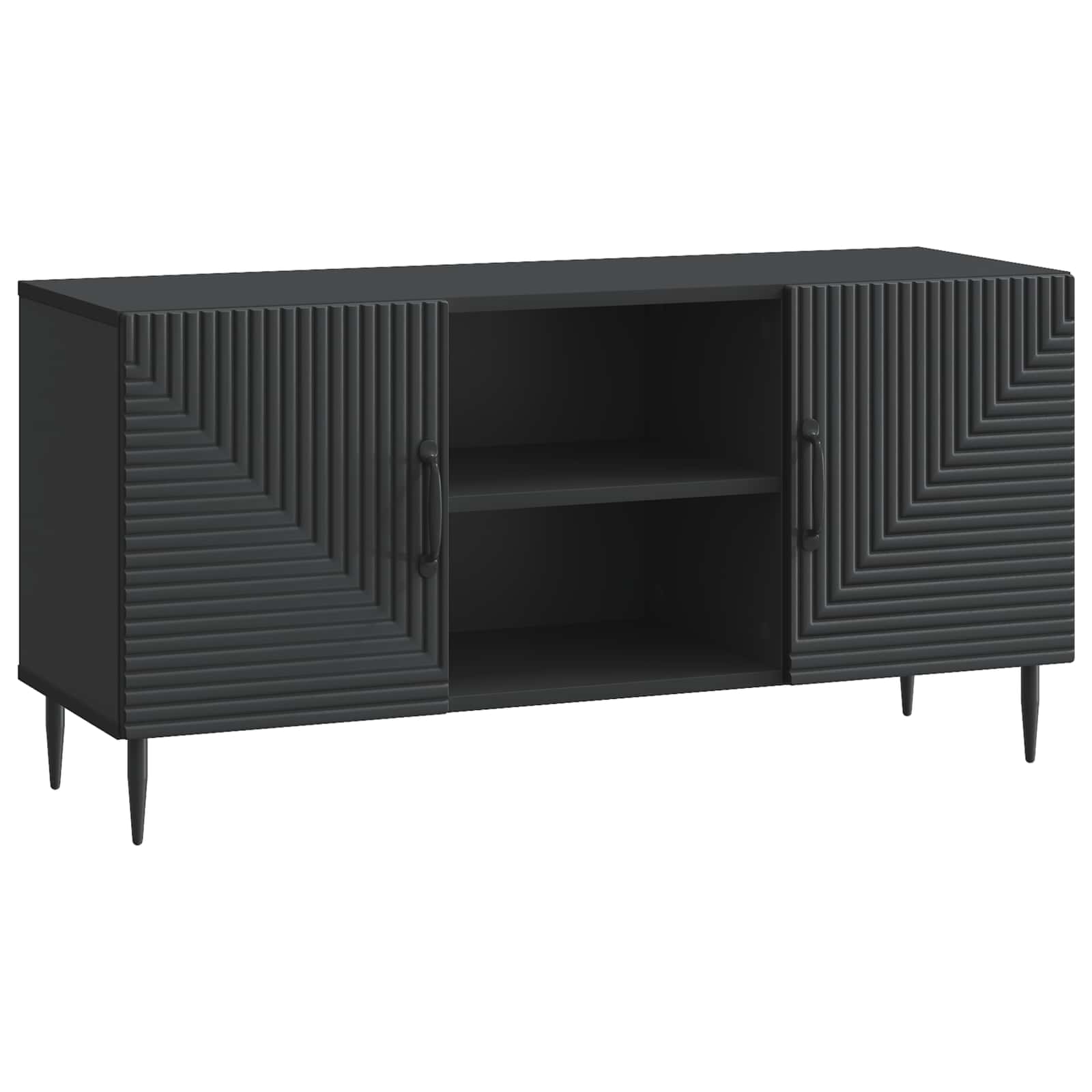 vidaXL Mueble de TV 102 x 34,5 x 50 cm Madera de Ingeniería Multicolor