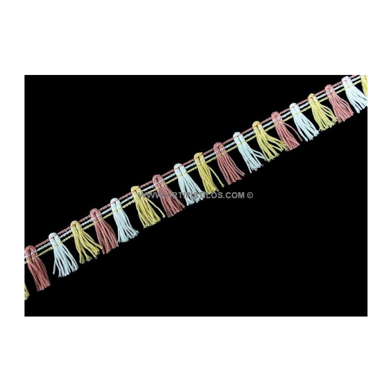FLECO BORLAS MULTICOLOR