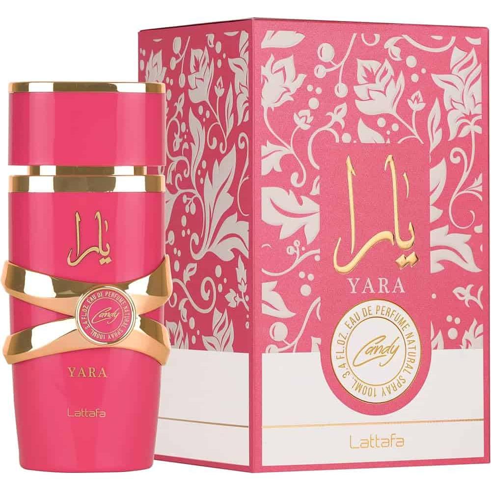Lattafa Yara Candy De 100 Ml - Perfume Arabe, Dulce Y Seductor Para Mujer . Fragancia Concentrada , Olor Duradero, Dulce Aroma Con Una Mezcla A Golosi