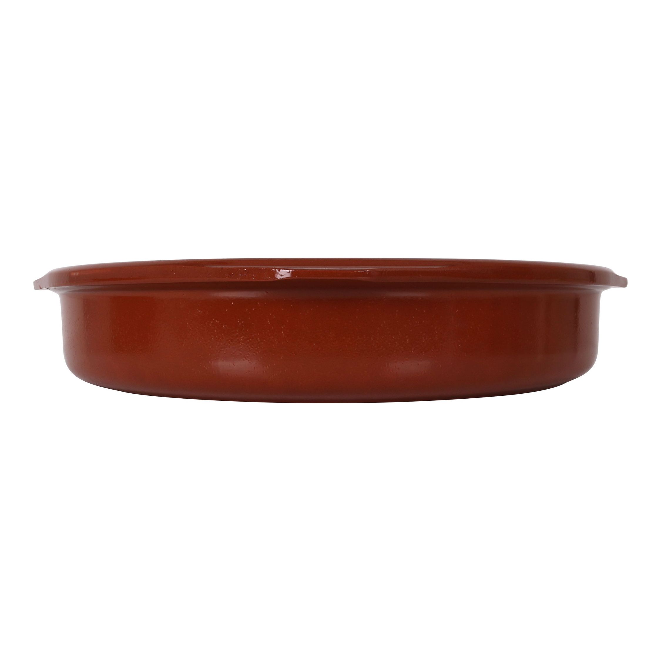 Azofra - Cazuela Barro 40CM VITRO - Hecha a Mano y Duradera - Ideal para Cocina Casera - Tradicional y Versátil