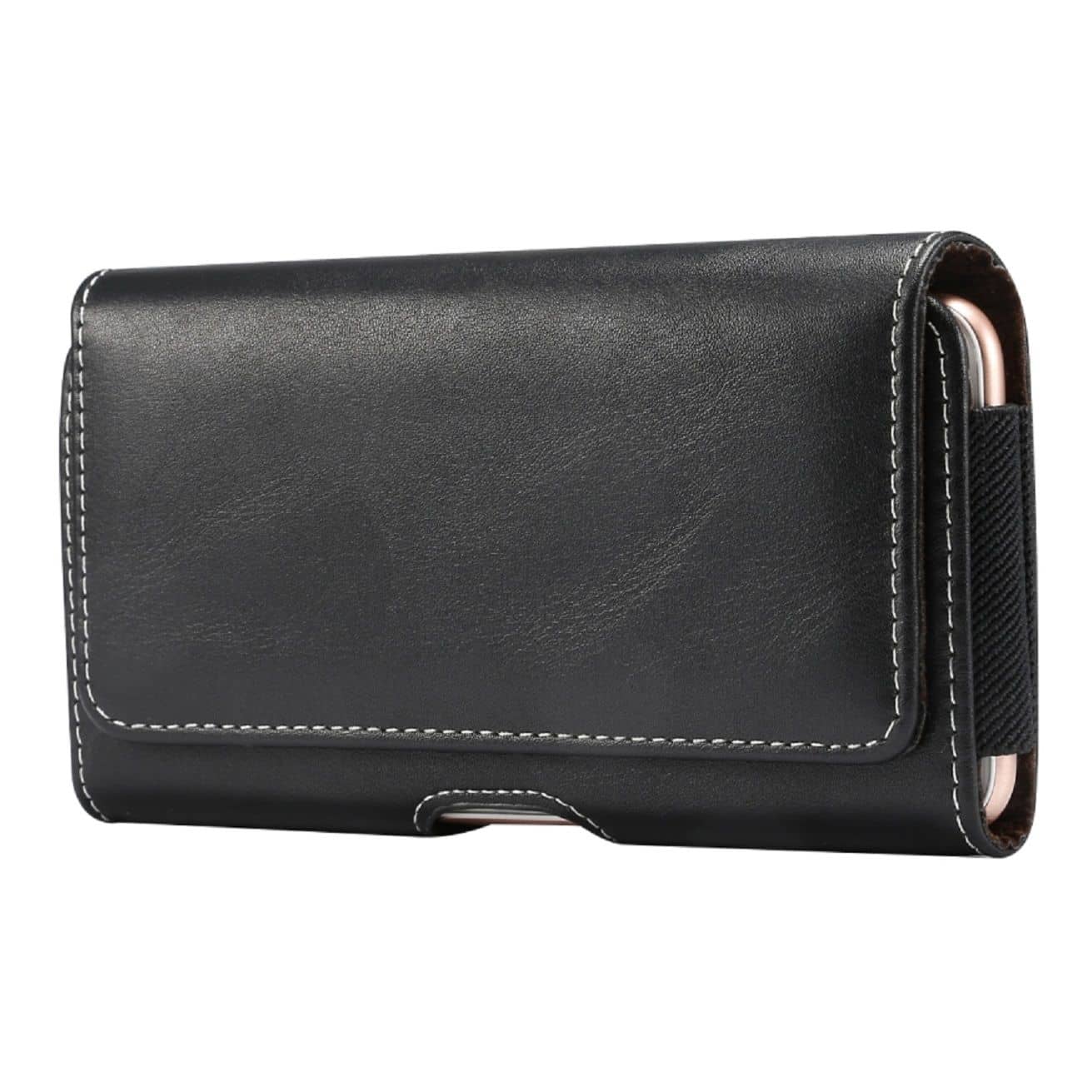 para Tecno Pova Neo 2 (2022) Funda Horizontal de Piel con pasador de Cinturon Nuevo Diseño - Negro