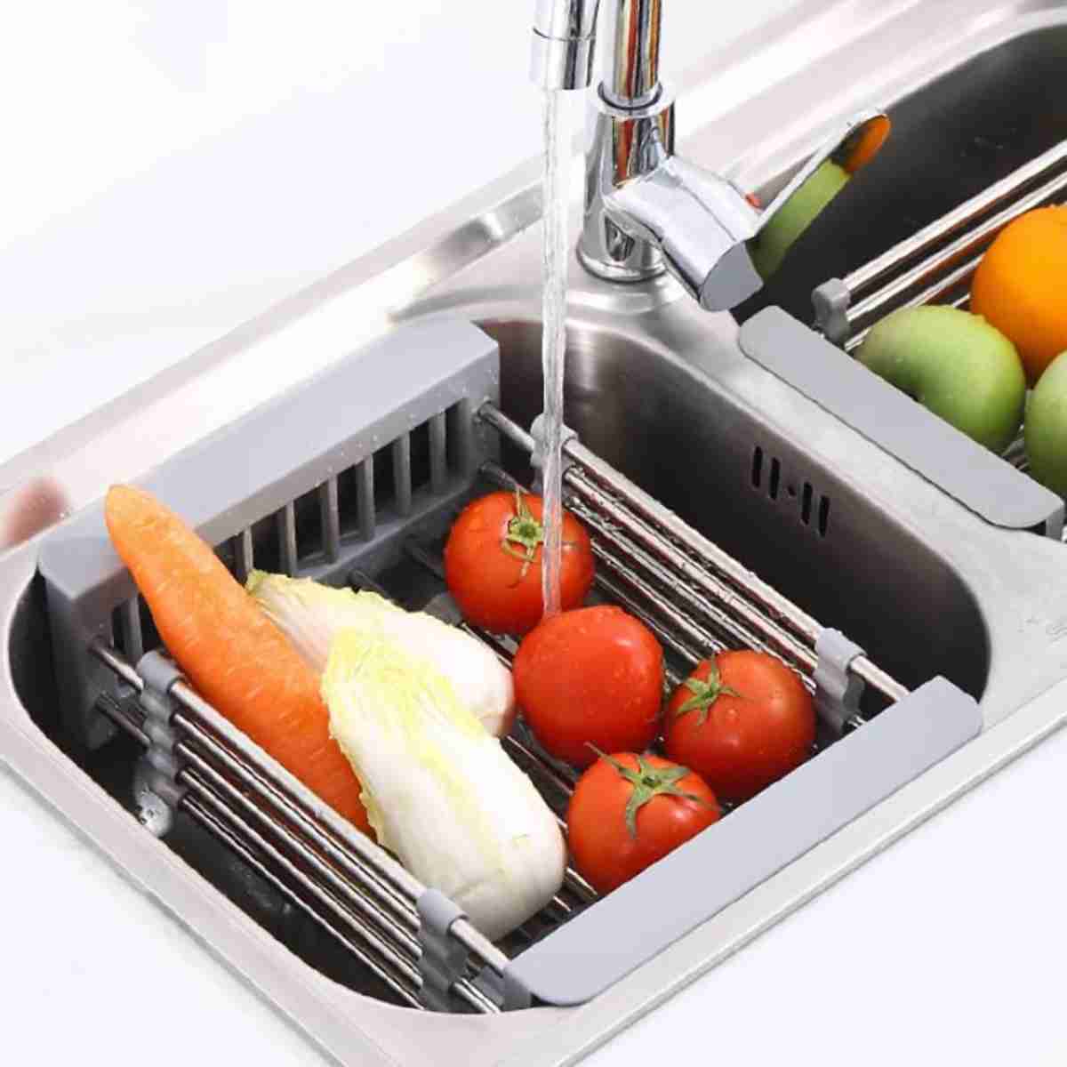 Escurridor de Platos Extensible sobre Fregadero Colador Cocina Klack