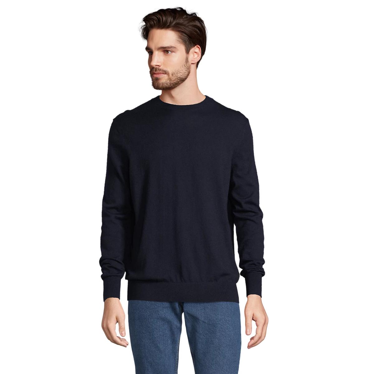 Jersey de Punto Fino NEOBLU Stuart para Hombre – Suéter de Manga Larga con Cuello Redondo, Estilo Casual Elegante, Básico Premium Corporativo para Oficina