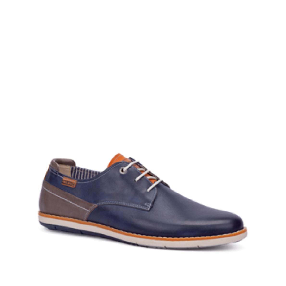 PIKOLINOS JUCAR M4E-4104C1 zapato de piel de primera calidad y flexible, de cordones, piso ligero. Combina a la perfección la elegancia y la comodidad.