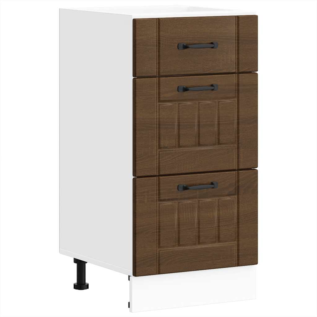 vidaXL Mueble bajo de cocina Lucca madera de ingeniería  40 x 46 x 81.5 cm Multicolor