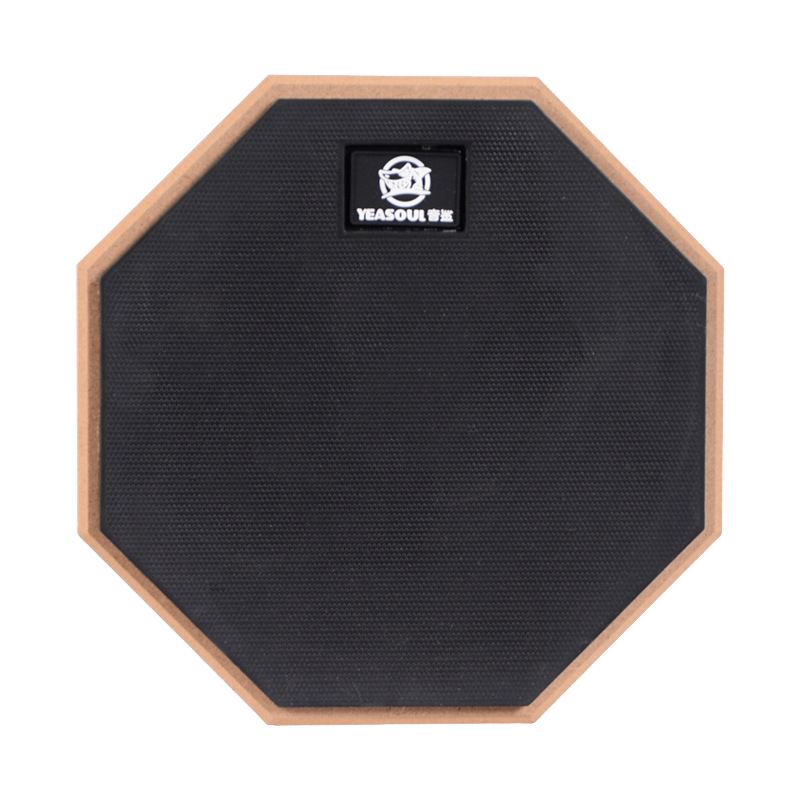TK Pad De Batería Silencioso Ajustable De 8 Pulgadas Para Principiantes Triple Capa Doble Lado Padded De Goma Para Practica De Batería