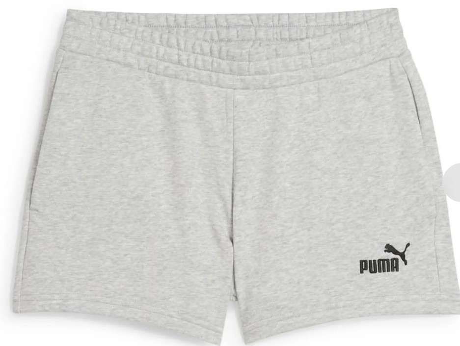 Pantaln corto PUMA 'ESS Small No. 1 Logo 4'''' Shorts TR - Light Gray ' 682438 04 Gris