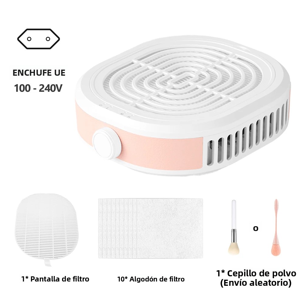 TK Mini Aspiradora De Uñas Portátil Extractor De Polvo Para Arte De Uñas Con Ventilador Y Filtro De Algodón Herramienta De Manicura