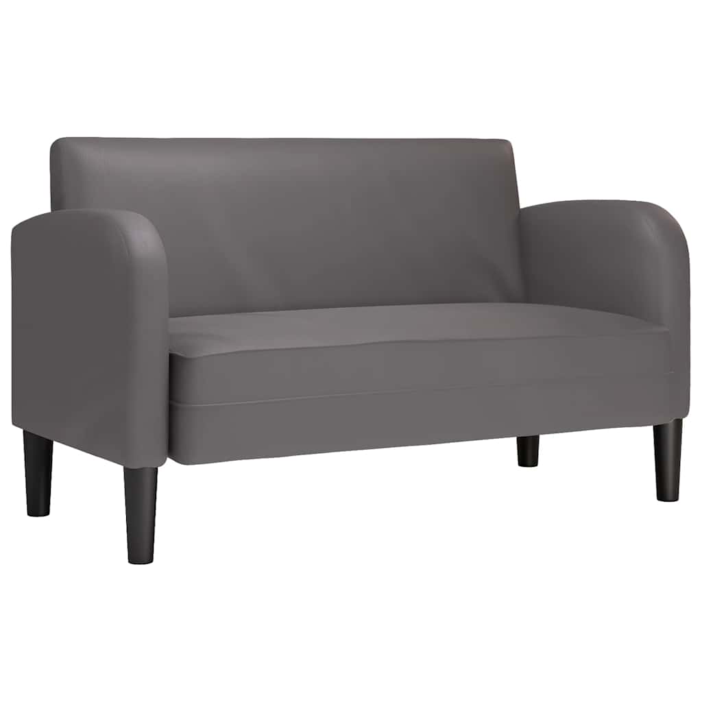 vidaXL Sofá Loveseat de cuero sintética de 110 cm Multicolor