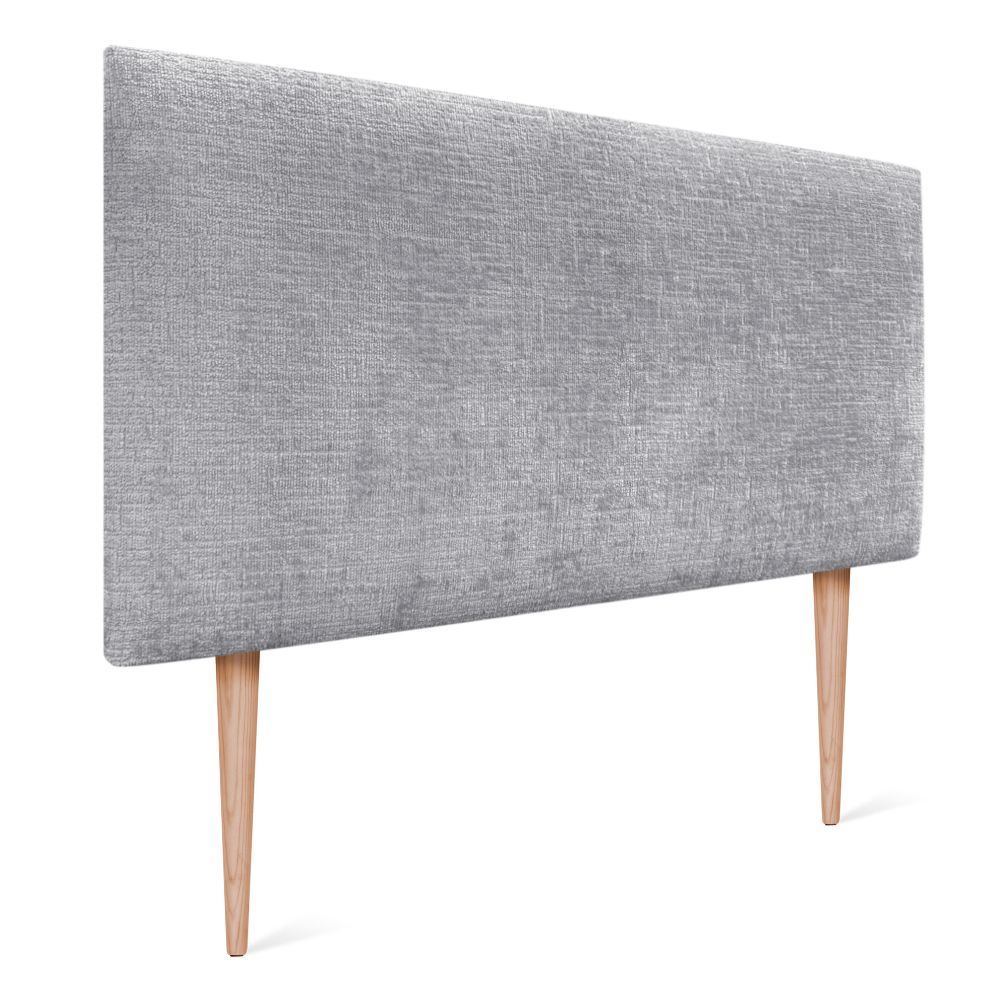 DHOME Cabecero en Lana Liso con Patas Alta Gama Moderno con 8cm Grosor