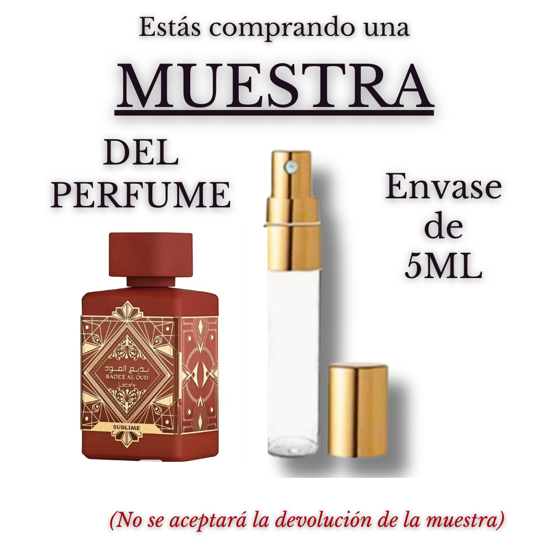 Badee al Oud Sublime Perfume para Mujer - Lattafa Fresca y Afrutada